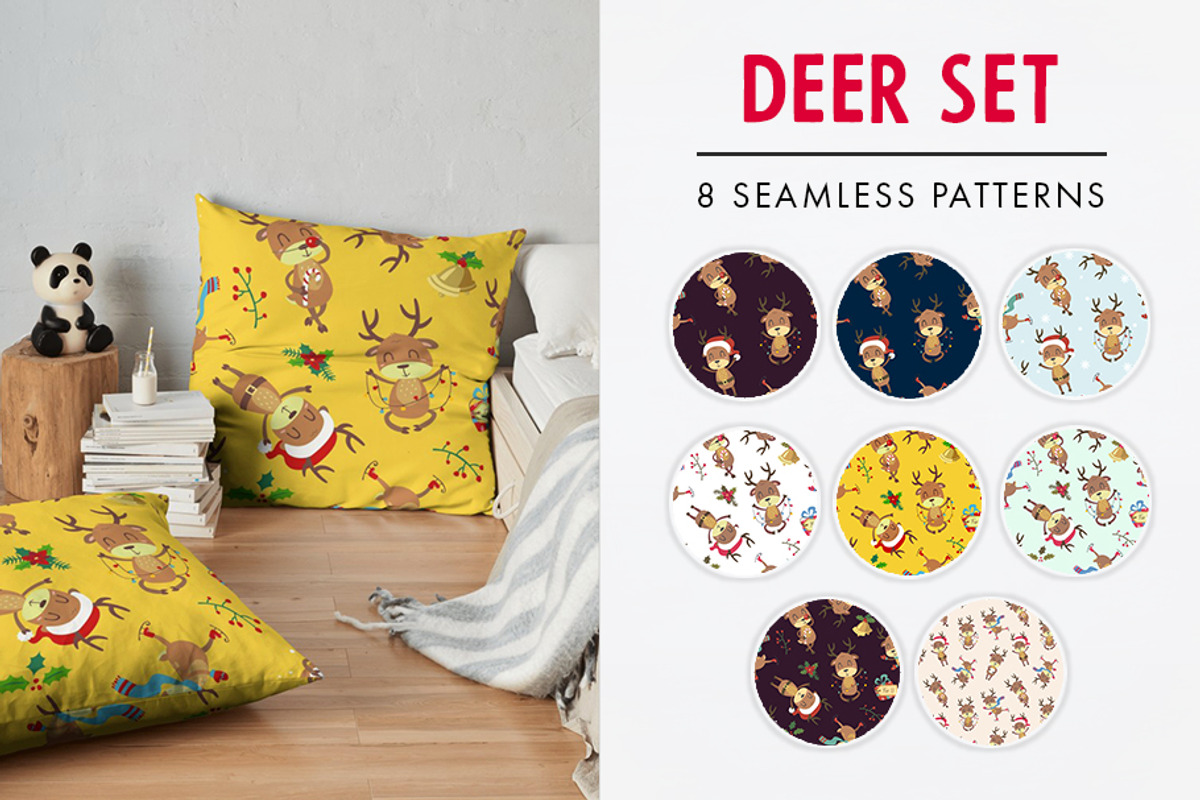 BIG SALE! Christmas patterns bundle, a Pattern Graphic by SunnyWS (Photo 10 of 10)