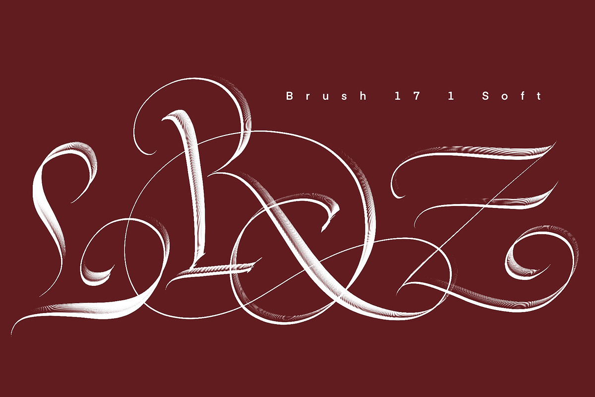 CalligraphyMasters Procreate Brushes, a Brush Add-On by the Fontmaker (Photo 34 of 38)