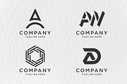 Set of monogram logo design. PART 4, a Branding & Logo Template by BARONSTD (Thumbnail 2 of 5)