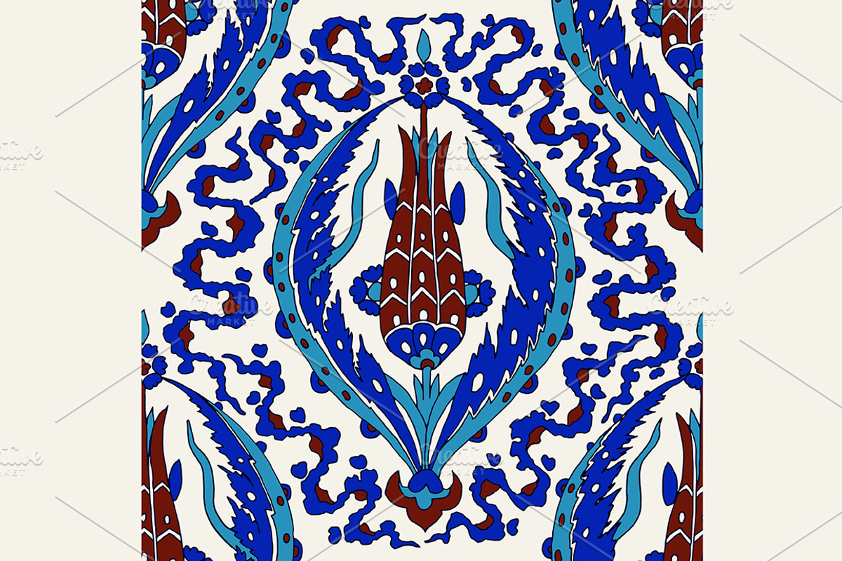 Vector Iznik Collection, a Decorative Illustration by StabuLaRasa illustration (Photo 6 of 7)