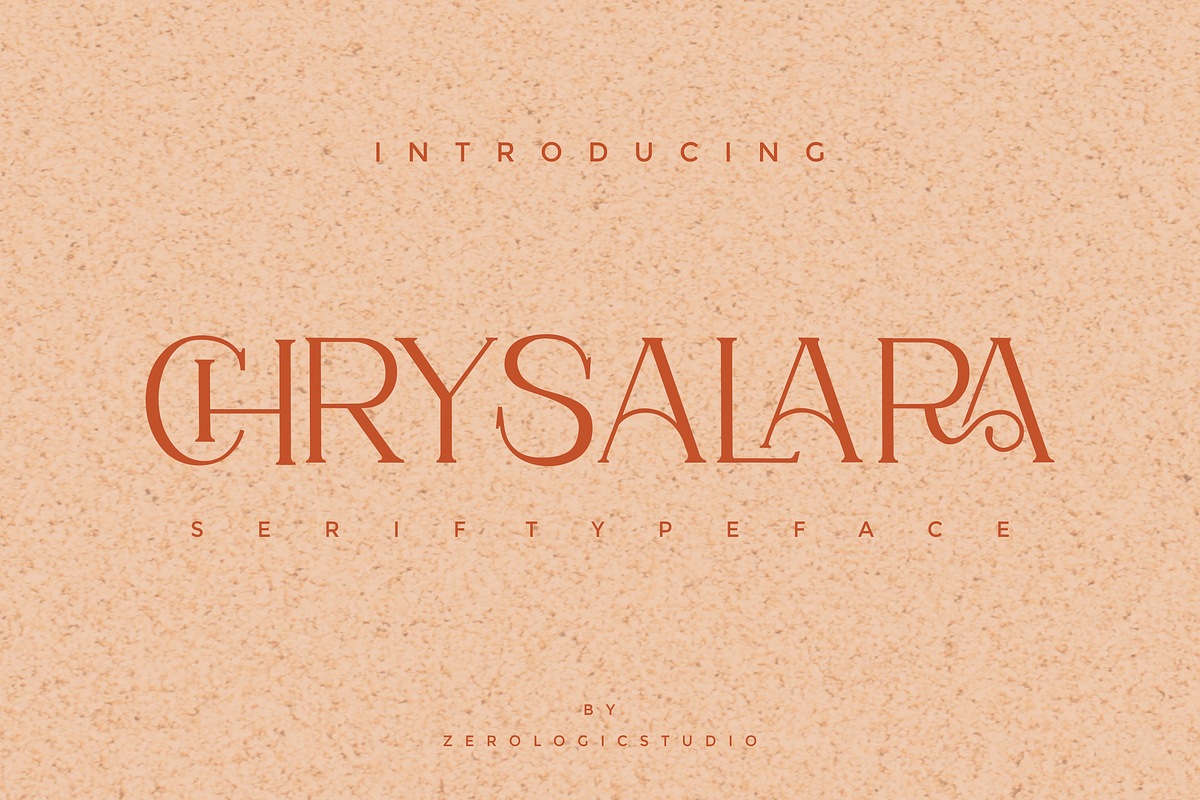 Chrysalara Serif Typeface, a Serif Font by zerologicstudio (Photo 11 of 11)