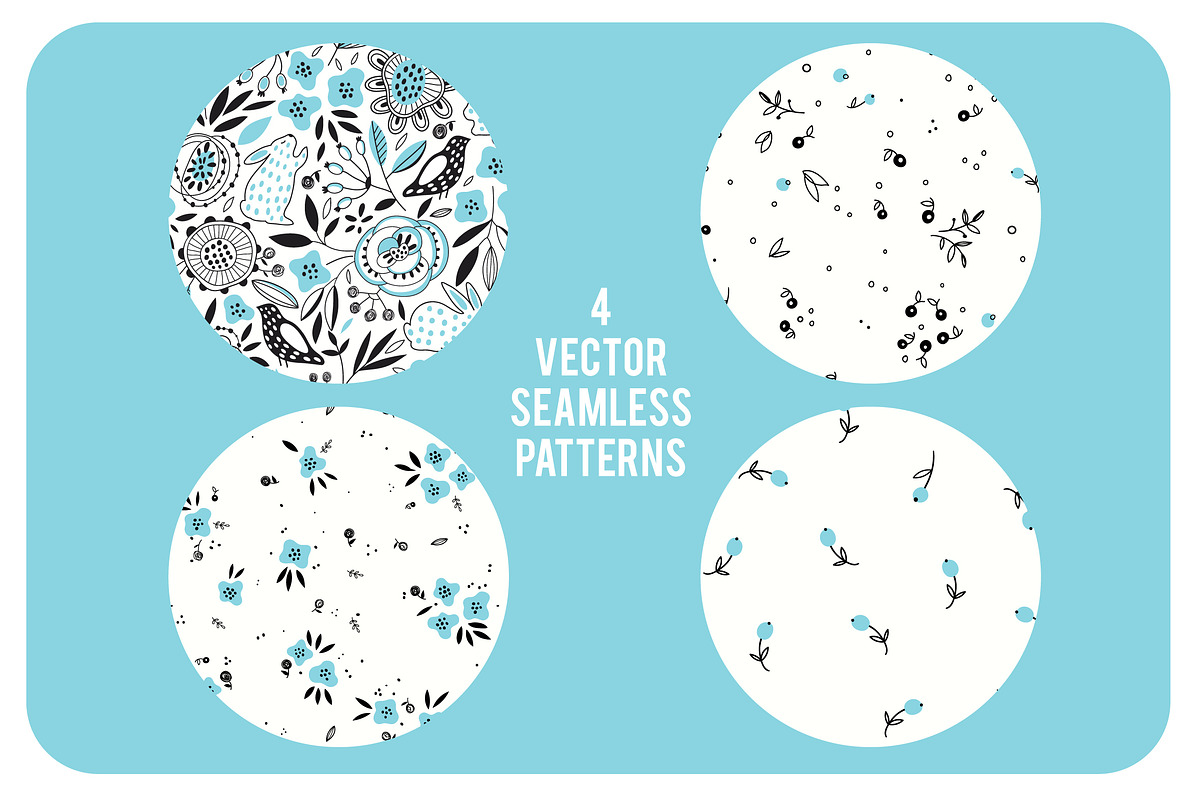 Cute vector set, a Background Graphic by Purple Platypus (Photo 3 of 9)