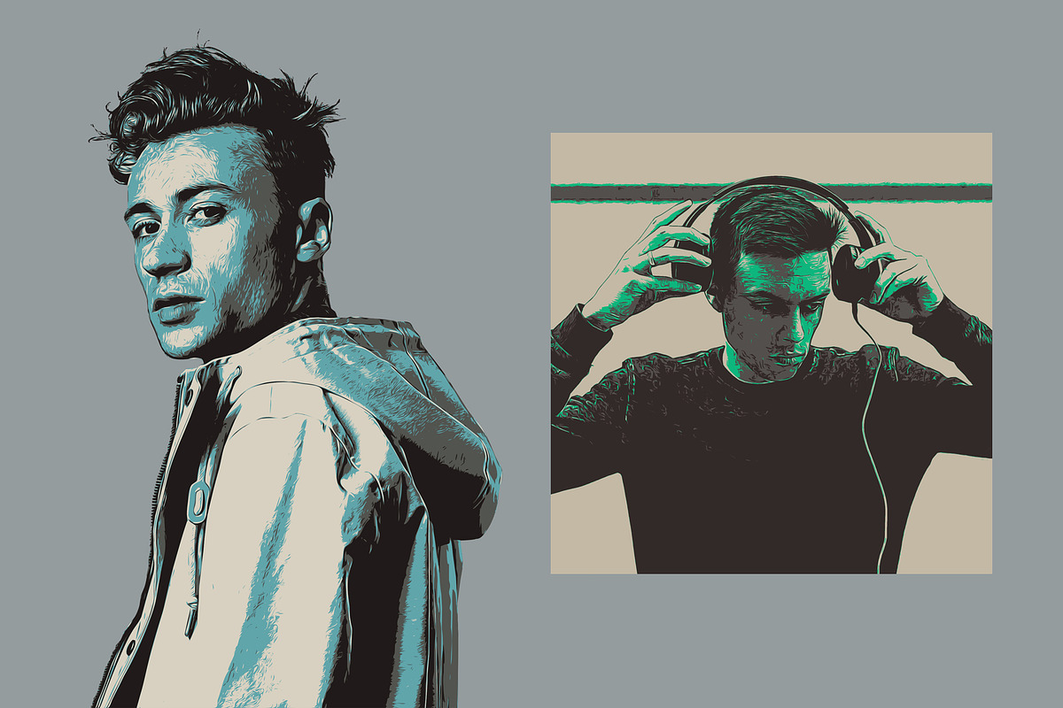 Vector Photoshop Action, an Action Add-On by Mint Actions (Photo 10 of 10)