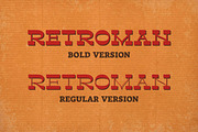 Retroman - Vintage Slab, a Slab Serif Font by Almarkhatype (Thumbnail 8 of 10)