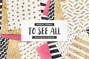 100 Glitter Ai Swatches + Extras!, a Layer Style Add-On by Pink Coffie (Thumbnail 4 of 5)