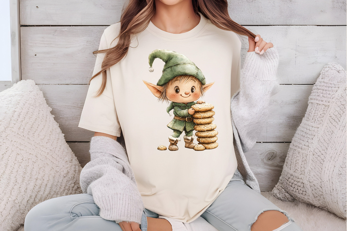 Whimsical Elf Clipart Bundle, an Illustration by DreamCafeArt (Photo 7 of 8)