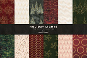 Holiday Lights: Digital Backgrounds, a Pattern Graphic by Blixa 6 Studios (Thumbnail 1 of 4)