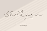 Shellana || Elegant Signature Font, a Script Font by Rochart (Thumbnail 1 of 11)