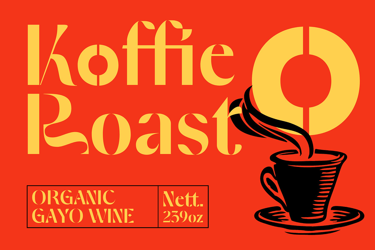 Chyselox - Stencil Font, a Sans Serif Font by Dora Typefoundry (Photo 3 of 10)