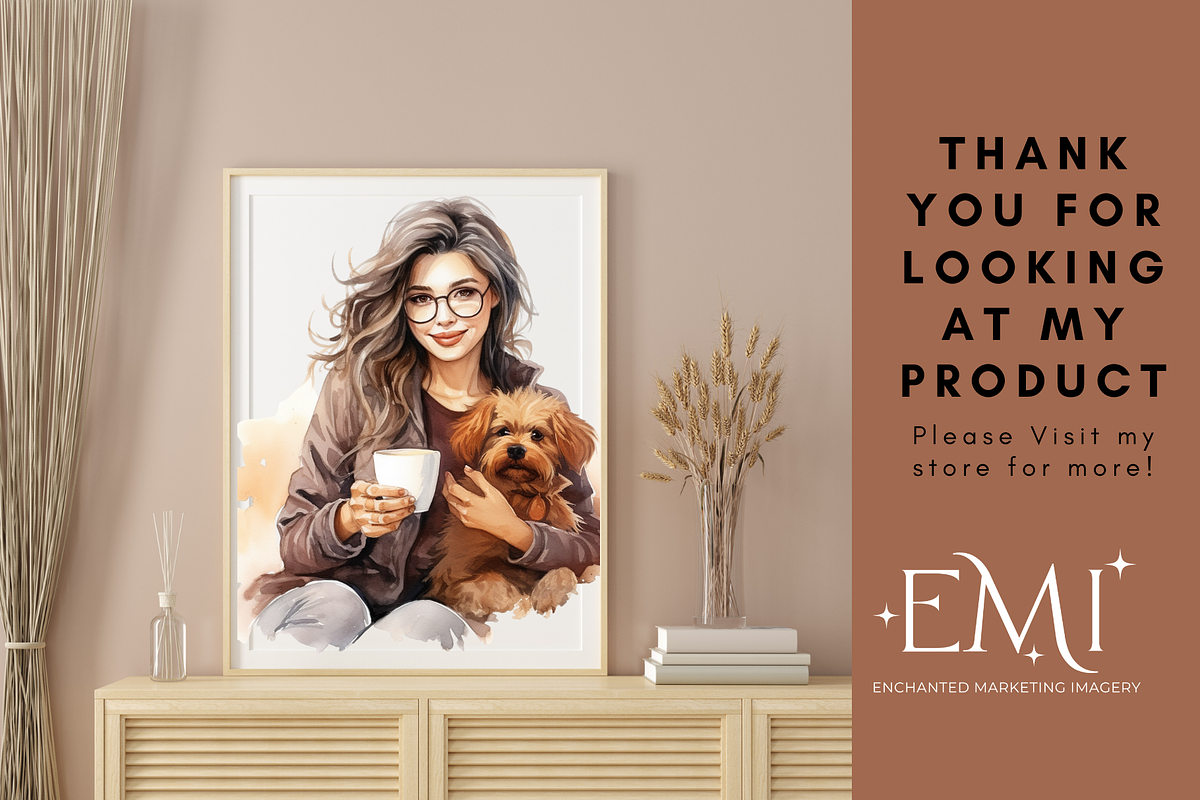 Watercolor Coffee Clipart, an Illustration by NadiaTheronArt (Photo 5 of 5)