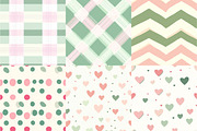 Pink and Green Digital Paper, a Texture Illustration by DreamPrint404 (Thumbnail 2 of 3)