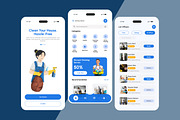 Cleanshi – Home Cleaning UI App, an App Template by productype1 (Thumbnail 4 of 5)