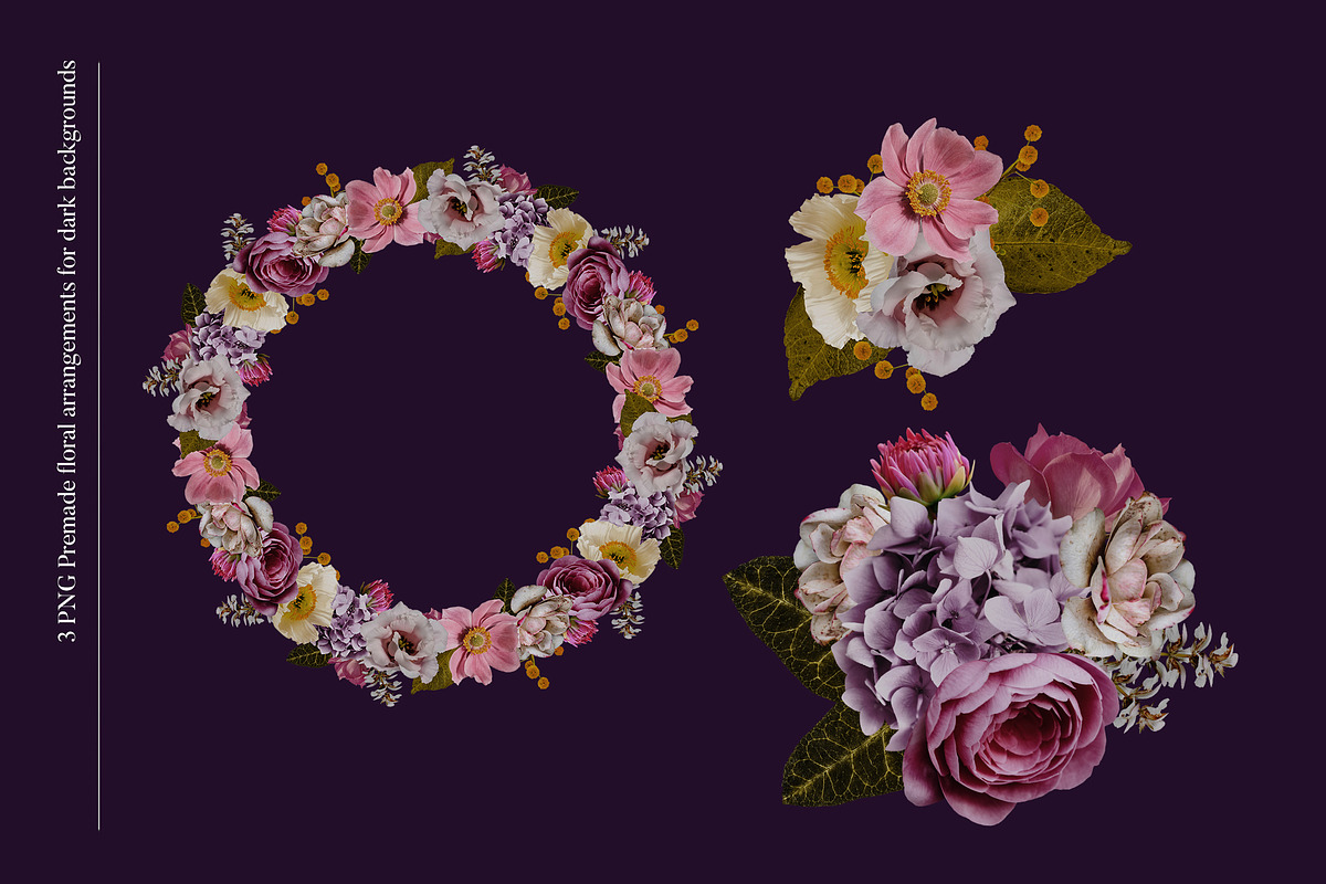 Isolated real flowers clipart set, an Object Graphic by The Graphic Parade (Photo 6 of 14)