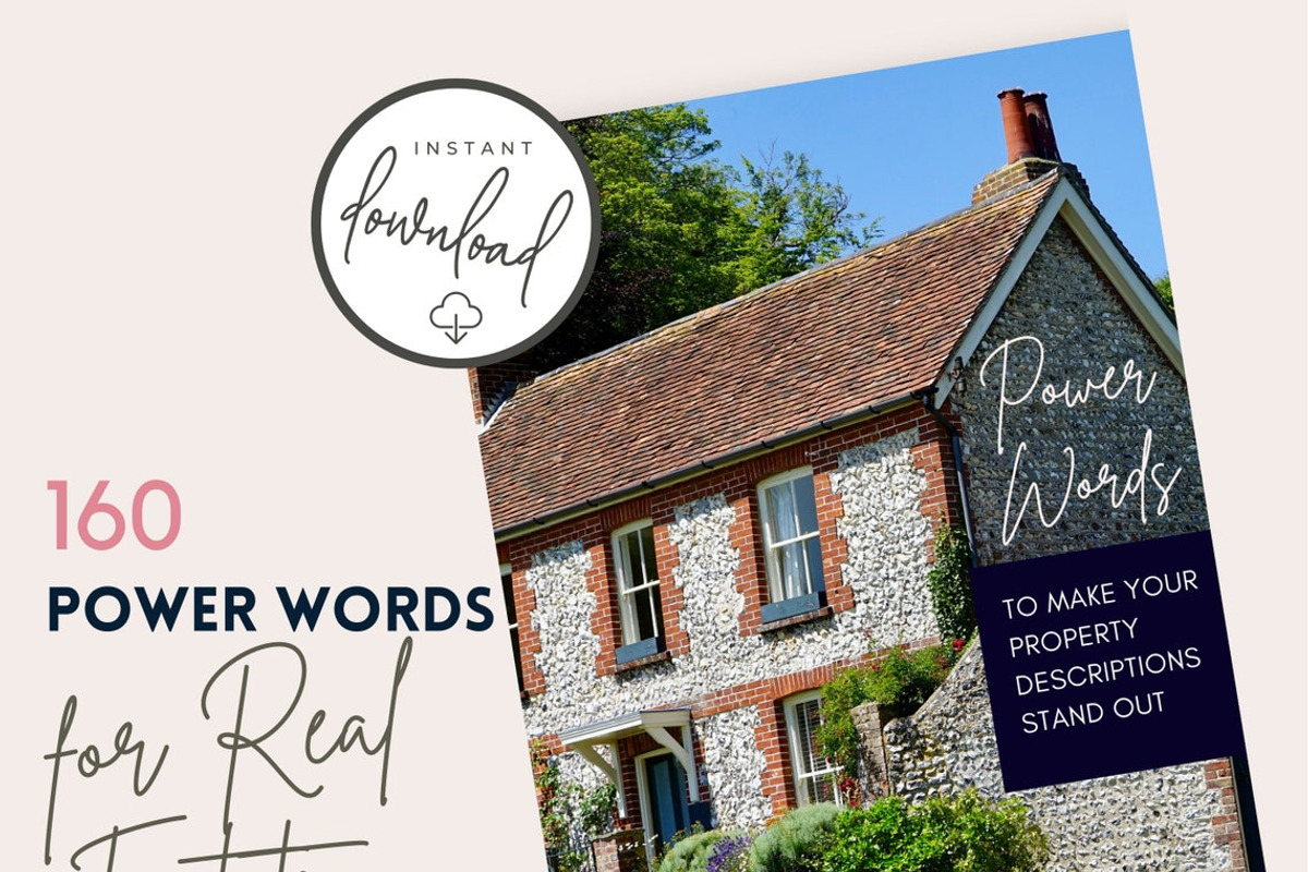 Real Estate Power Words Collection, a Flyer Template by RealEstateDreams (Photo 1 of 2)