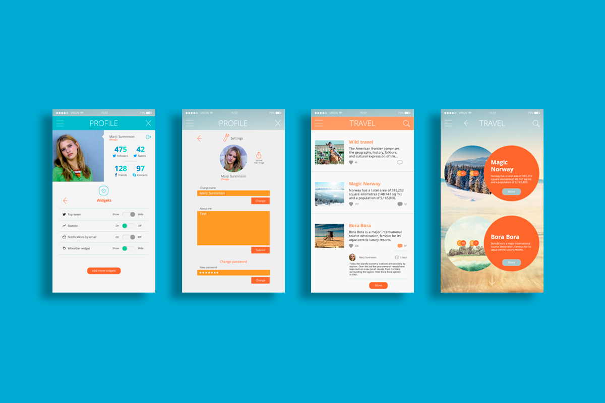 Square UI KIT, an UI Kit Template by Newface (Photo 5 of 8)