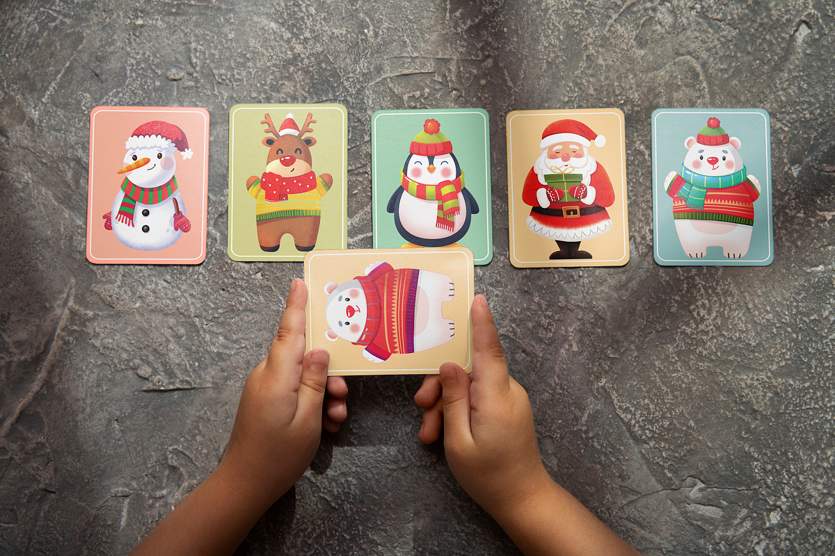 Christmas cute cliparts, an Object Graphic by MiraBell (Photo 8 of 11)