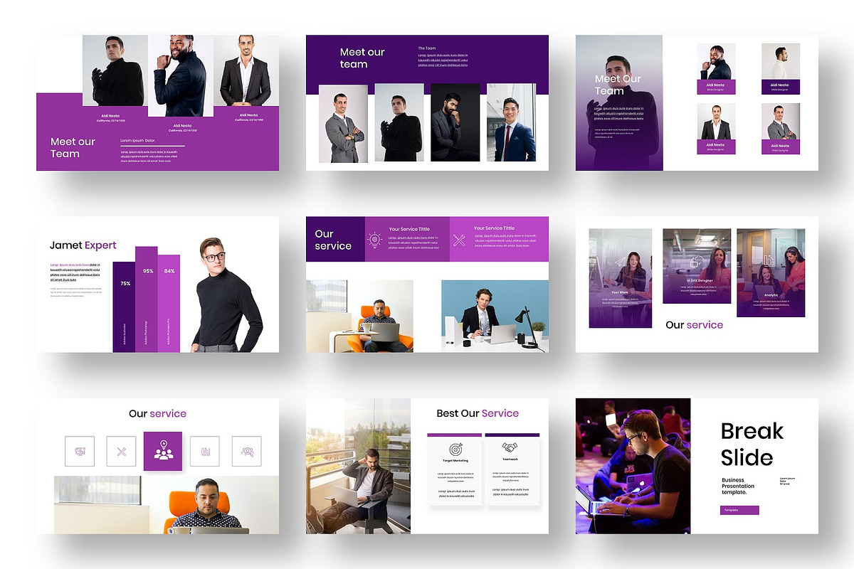 Jamet - Business Google Slide Templa, a Presentation Template by Dens Creative Studio (Photo 3 of 6)