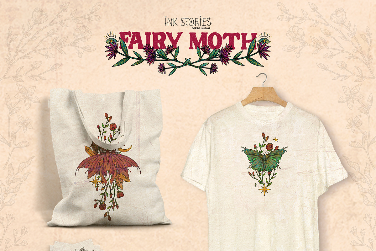 Fairy Moth, an Animal Illustration by Ink Stories (Photo 27 of 27)