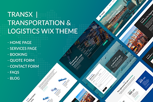 Transportation & Logistics Wix Theme