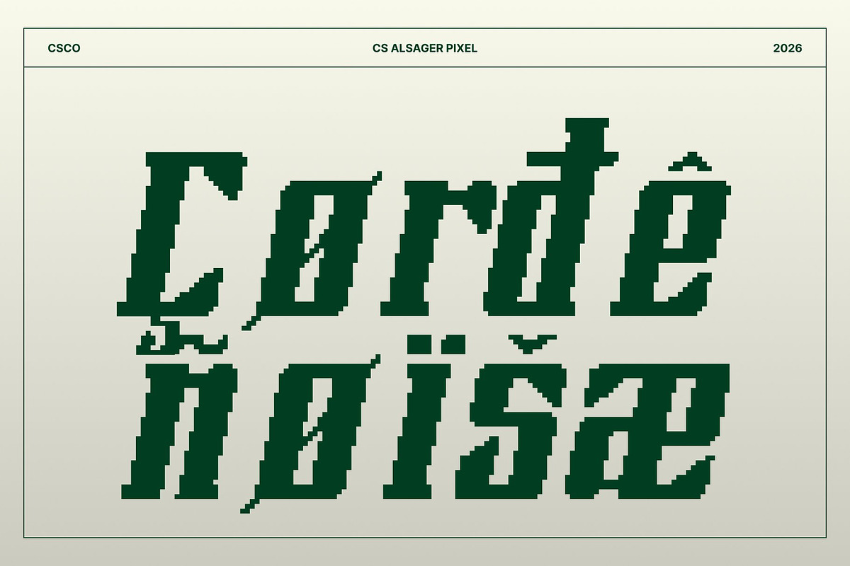 CS Alsager Pixel, a Serif Font by Craft Supply Co. (Photo 6 of 8)