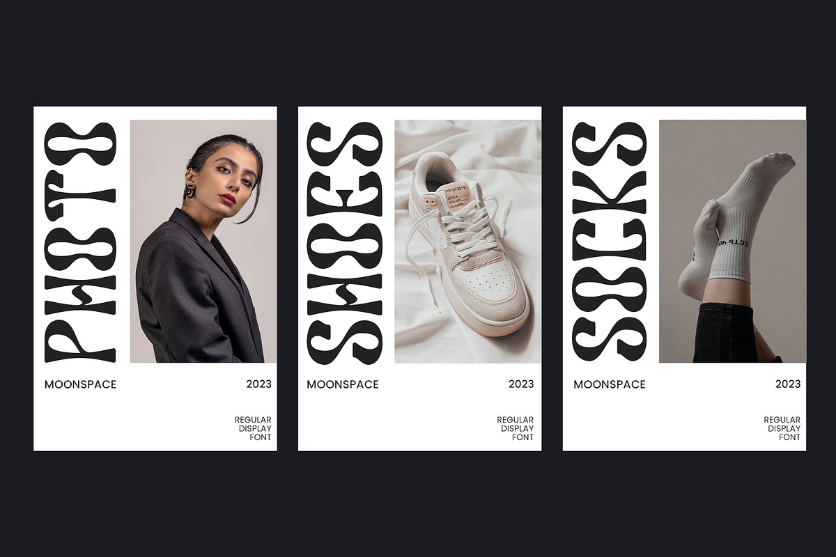 moonspace | Round Display Font, a Serif Font by roomspace creative lab (Photo 3 of 12)