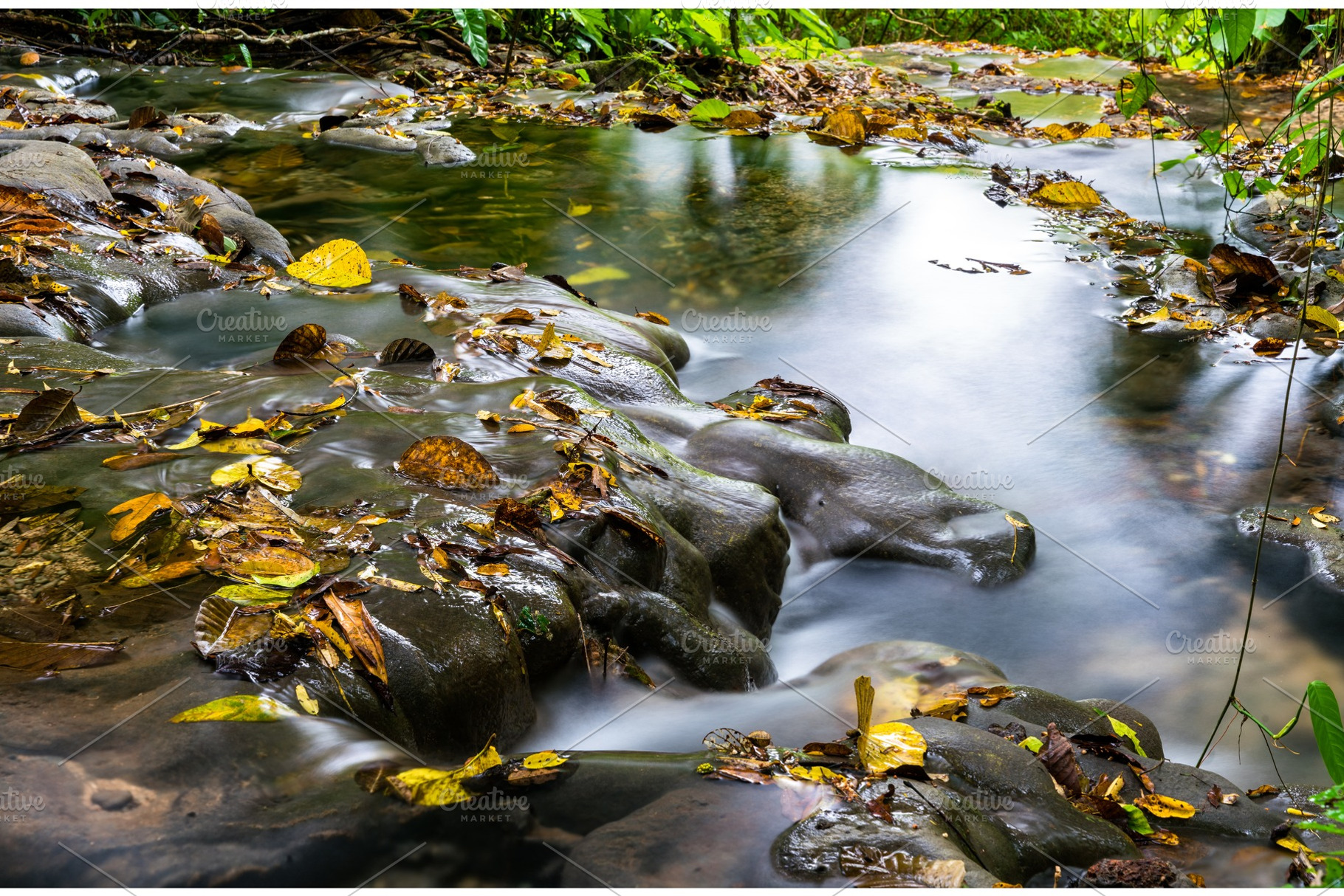Motiepa waterfall at palenque in containing waterfall, mexico, and water, a Nature Photo by Leonid Andronov