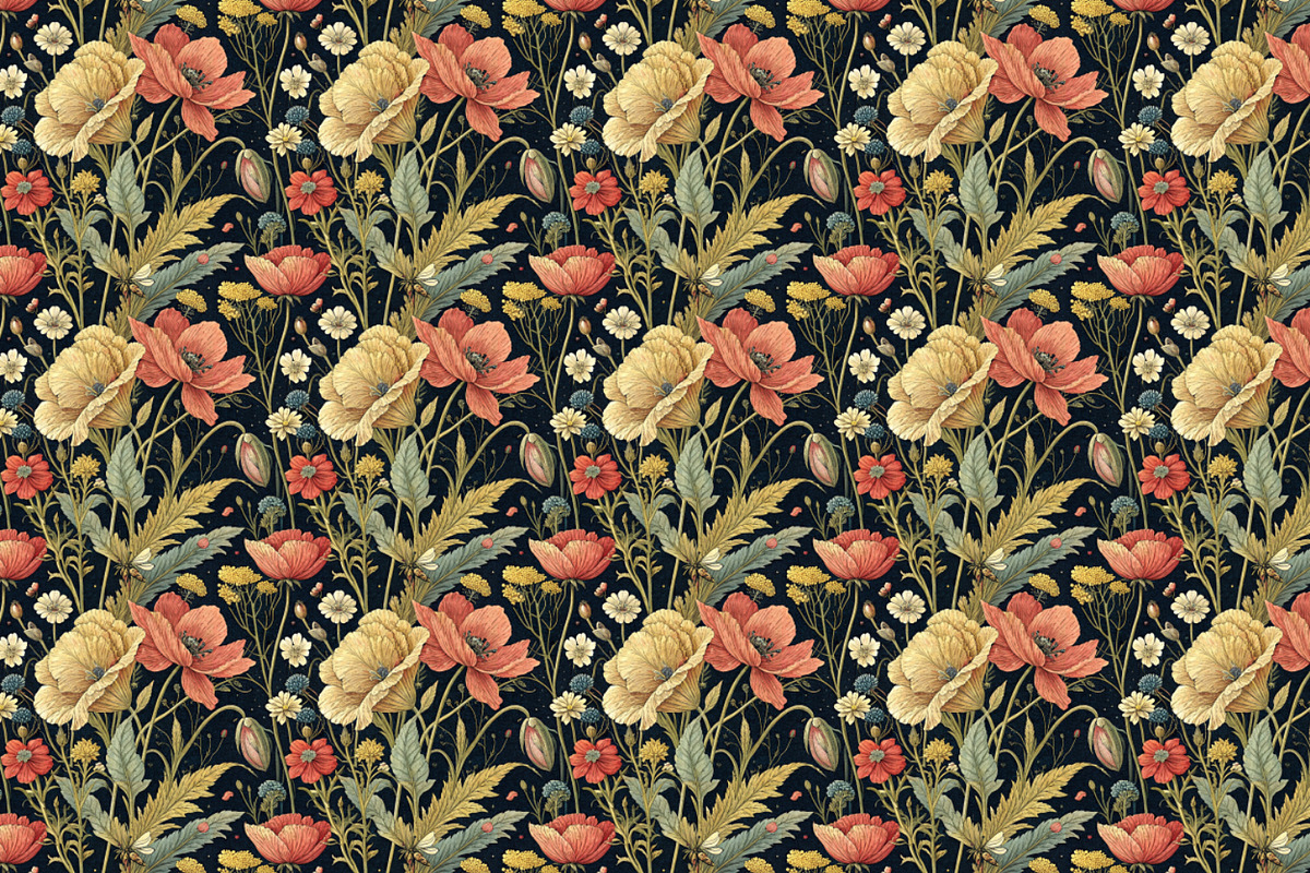 Seamless Pattern Set Meadow Motifs, a Pattern Graphic by Designs by Helen Trupak (Photo 7 of 8)