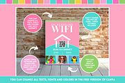 WiFi QR Code Sign - Pastel, a Flyer Template by SunshineStudioBoutique (Thumbnail 6 of 10)