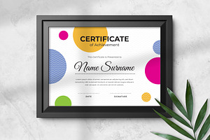 Certificate Template, a Stationery Template by Panen Creative