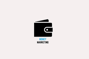 Wallet Marketing Logo Template