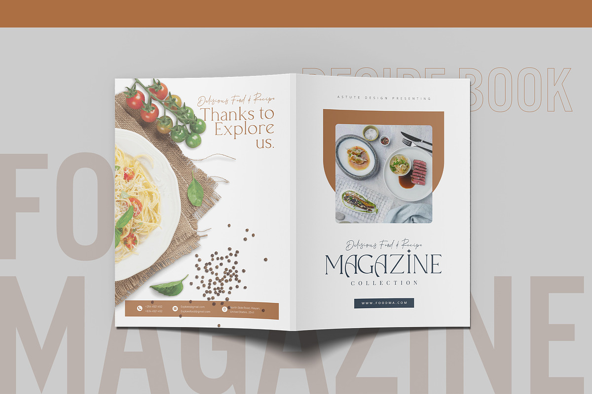 Food Magazine Hotel | Restaurant, a Magazine Template by astutedesign11 (Photo 8 of 8)