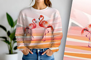 Flamingo Tango, an Animal Illustration by Sharon Schwalbe (Thumbnail 2 of 7)