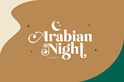 Emirates - Beautiful Curved Font, a Serif Font by Sensatype (Thumbnail 4 of 25)