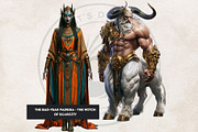 The Lapis Bestiary Fantasy Cliparts, a Decorative Illustration by ThatsDesignArt (Thumbnail 14 of 17)