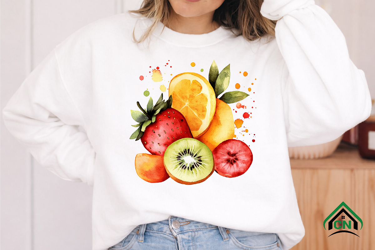 Watercolor Fruits Cocktail Summer, an Illustration by Craft Nest (Photo 7 of 12)