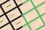 Wooden Business Card Mockup PSD, a Print Template by Mokr (Thumbnail 3 of 3)