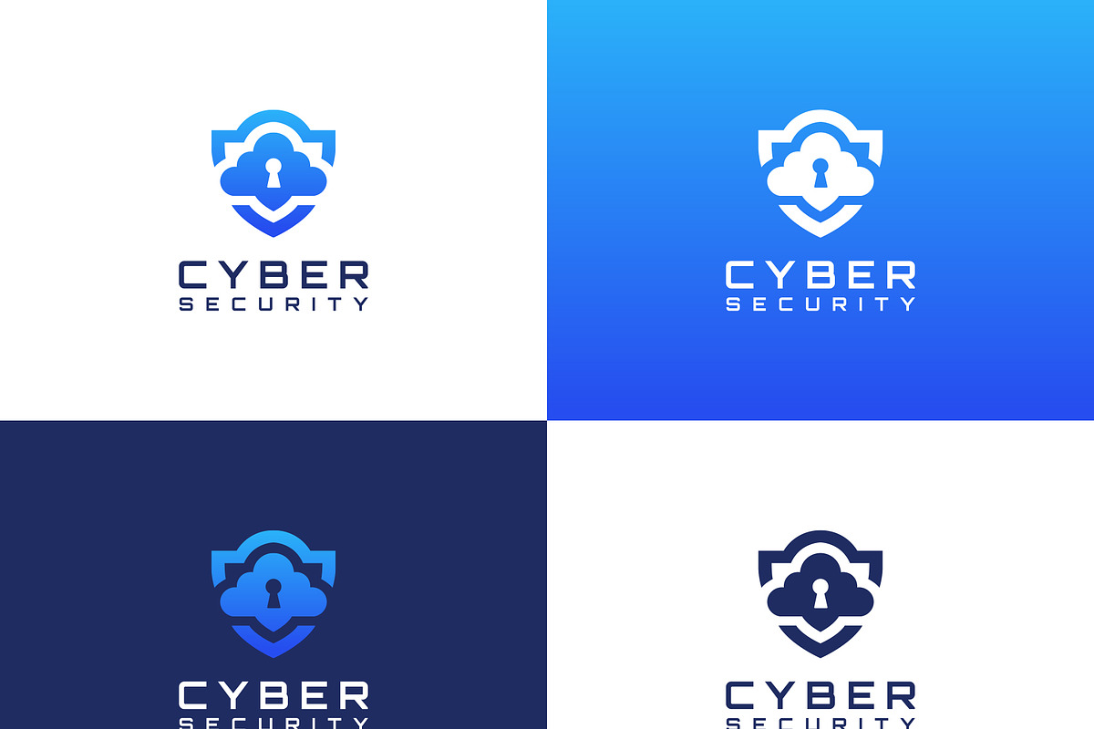 Cloud Cyber Security Logo, a Branding & Logo Template by HueNestify (Photo 1 of 3)