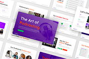 PodiumCast - Podcast GoogleSlide, a Presentation Template by SquidPixey (Thumbnail 6 of 6)