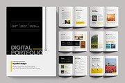 Digital Portfolio Template, a Magazine Template by ContestDesign (Thumbnail 1 of 3)