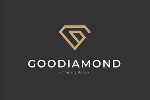 Diamond - Letter G Logo, a Branding & Logo Template by Sarten