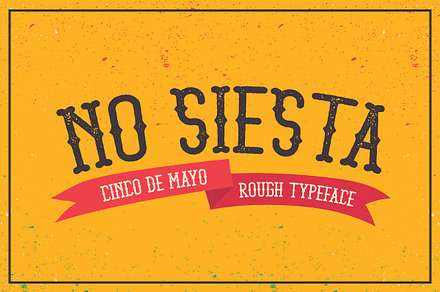 No Siesta, a Font by TGIF.STD