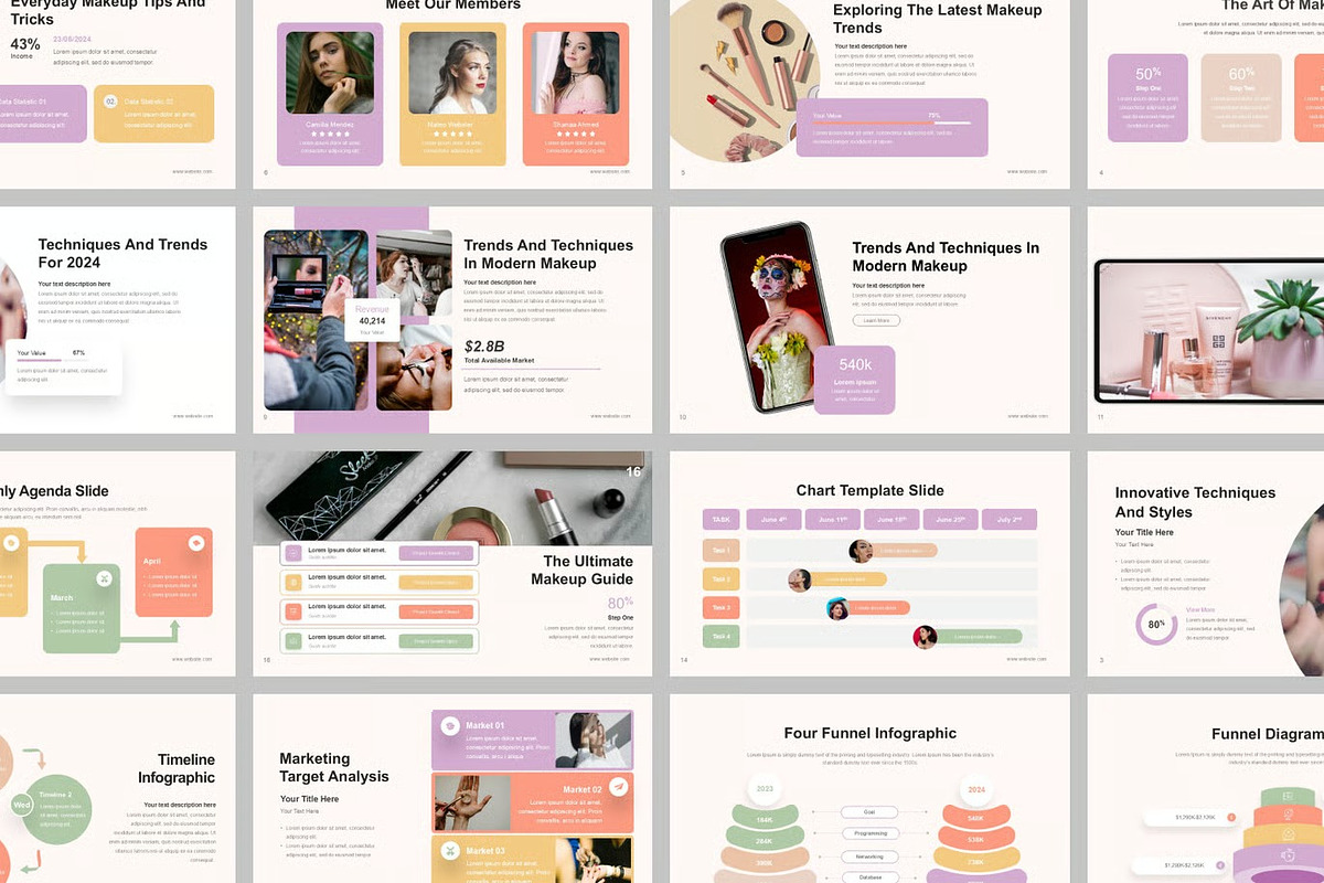 Makeup Skincare Powerpoint, a Presentation Template by Fit-tee (Photo 2 of 2)