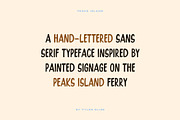 PEAKS ISLAND by Tyler Elise, a Handwritten Font by tylerelise (Thumbnail 2 of 5)