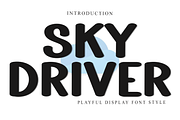 Skydriver, a Script Font by InermediaSTUDIO (Thumbnail 1 of 8)