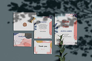 Wedding Invitation Suite Mockup, a Product Mockup by simuradi (Thumbnail 6 of 9)
