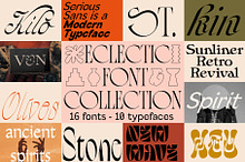 THE ECLECTIC FONT COLLECTION