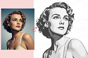 Poster Engraving Photoshop Action, an Action Add-On by MRI STUDIO (Thumbnail 3 of 16)