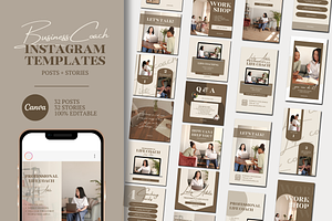 Instagram Content Kit for Life Coach, a Social Media Template by The Little Lily Studio