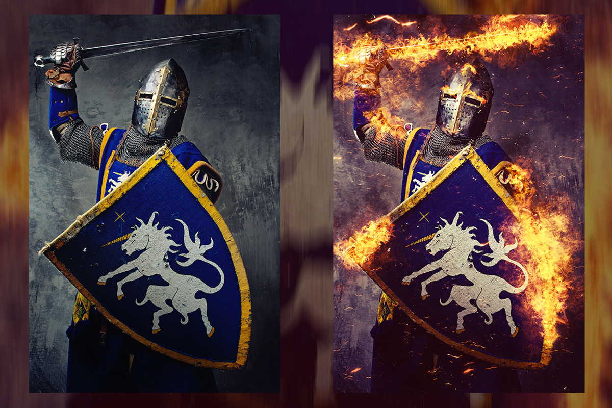 Fire Photoshop Action, an Action Add-On by LUXDesignStudios (Photo 3 of 7)