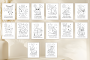 Alphabet Coloring Pages a-Z | ABC An, a Decorative Illustration by Design Station (Thumbnail 4 of 4)